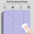 thumbnail image 4 of TEMOGU-Case for iPad Air 11 Inch M3/M2 (2025/2024), iPad Air 5th/4th Generation 10.9 Inch (2022/2020) Support Multi Angle Support, Clear Back Shockproof Shell Cover, Auto Wake/Sleep, Purple, 4 of 4