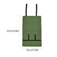 thumbnail image 2 of PENGGONG Tool Storage Bag Roll Foldable Portable Roll up Tool Bag Multiple Pockets Electrician Woodw, 2 of 7