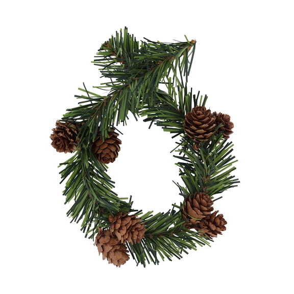Haute Decor GarlandTies, 20 Pack - Noble Pine with Pinecones   Size: 14 Inches Long
