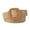 Khaki, variant on Women Straw Belt Smooth Buckle Adjustable Wide Band Solid Color Anti-break Washable Elastic Shirt Dress Slim Wiast Strap