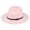 Pink, variant on Sun Hats for Women Uv Protection Wide Brim Cowboy Jazz Hat