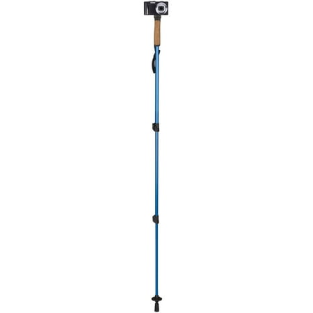 Outdoor Products Monopod Trekking / Walking / Hiking Pole, Blue - Selfie