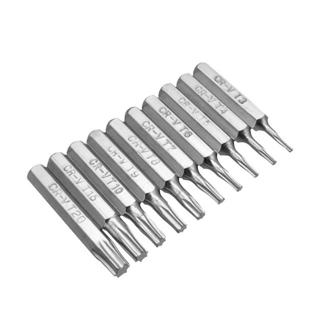 stanreset 10Pcs Screwdriver Bits Set Head Tools Mobile Repair Plum Blossoms Hand Multifunctional Wear-Resistance Hand Power