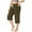 Army Green, variant on Summer Saving Clearance AXXD Khaki Shorts for Women Casual Summer Spring Summer Color High Waisted Stretch Capris Sweatpants Loose Harlan Pants Workout Clothing