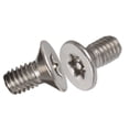 thumbnail image 3 of Tornillo De Estrella, 50 Piezas M4 Tornillo De Estrella Tornillo De Estrella De Cabeza Plana De Acero Inoxidable SS304 A2-70 Tornillos De Máquina Tornillos Tornillos De 7, 3 of 7