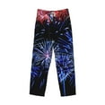 thumbnail image 5 of Balery Glasses And Fireworks print Men's Pajama Pants,Ultra Lightweight Pjs,Lounge Pant-Large, 5 of 9