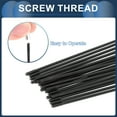 thumbnail image 6 of Unique Bargains 20 Set 14G Straight Pull Bicycle Spokes Straight Pull Bike Wheel Spokes Carbon Steel Black-299mm, 6 of 7