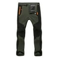 thumbnail image 2 of XIAONU Mens Outdoor Hiking Pants Water-Resistant Breathable Trousers With Reinforced Knees Olive Green, 2 of 9