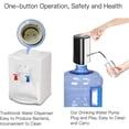 thumbnail image 3 of Water Bottle Pump 5 Gallon USB Charging Automatic Drinking Portable Electric Water Dispenser/Switch Little Squirrel, 3 of 7