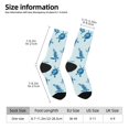 thumbnail image 2 of Cauagu Turtle Print Crew Socks for Women and Men,Adult Athletic Running Socks 1-Pair Sports Socks Work Gear Socks with Moisture Wicking, 2 of 6