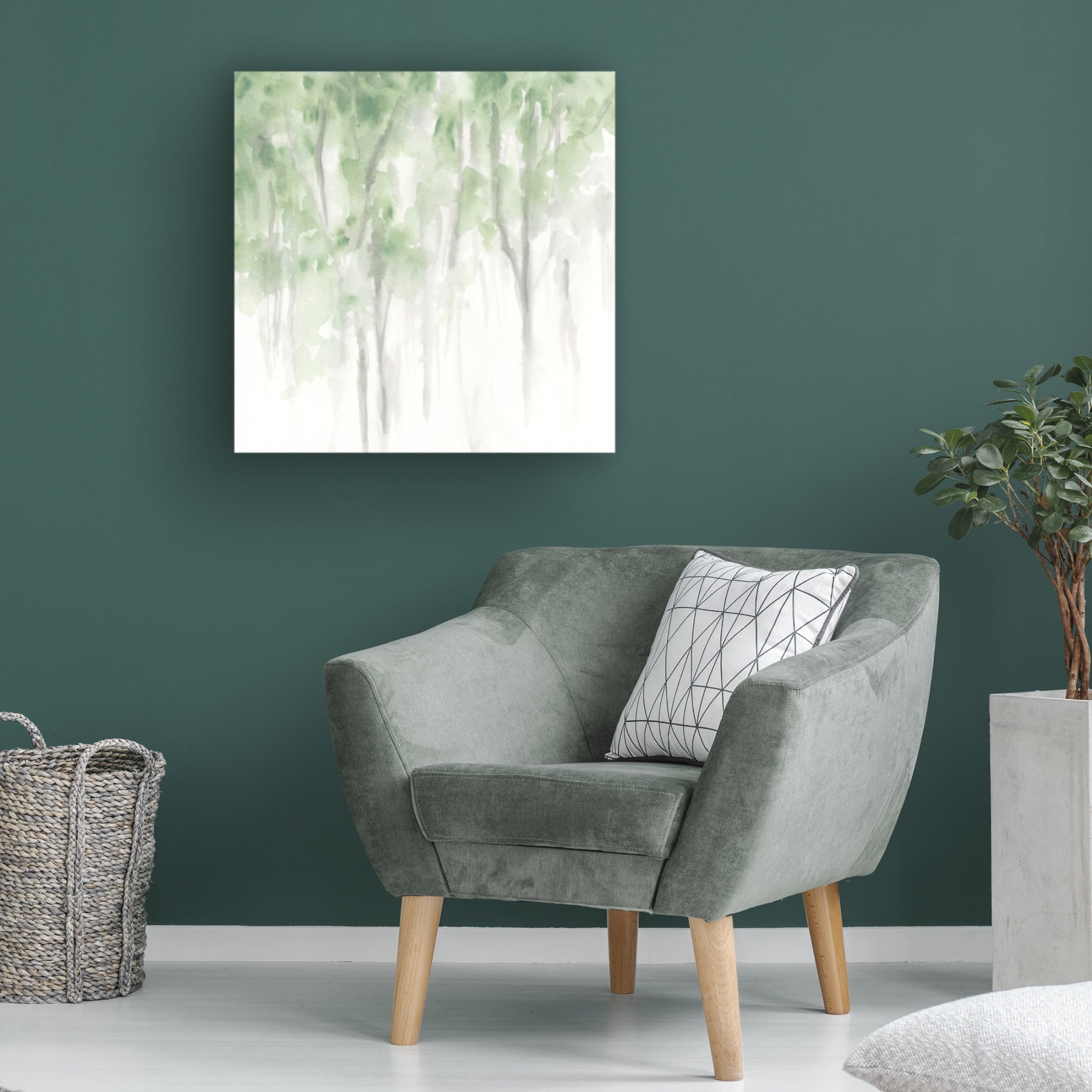Trademark Fine Art June Erica Vess Misty Grove II Canvas Wall Art