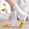 thumbnail image 2 of Axiiglly Cotton Socks for Women Print 100% Cotton Mid-Calf Socks Soft Wick Away Sweat Socks, Gifts for Women, 2 of 9