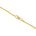 thumbnail image 4 of Sterling Silver and Gold Plated Rope Chain Necklaces and Bracelets - 2.00MM Thick - 22 Inches, 4 of 7