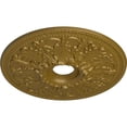 thumbnail image 3 of Ekena Millwork 23 7/8"OD x 4"ID x 2 1/8"P Ashley Ceiling Medallion (Fits Canopies up to 4 3/4"), Hand-Painted Gold, 3 of 6