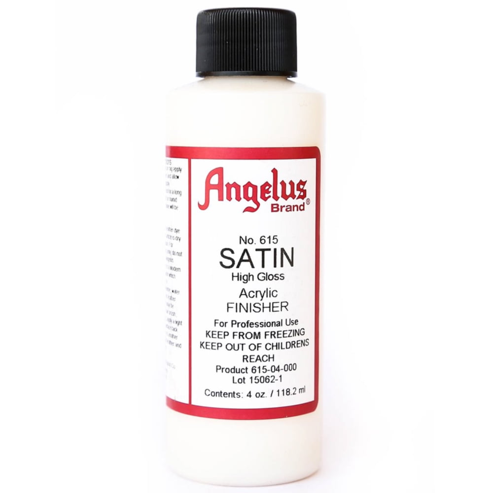 Angelus Paint Acrylic Leather Finish Finisher Satin Semi-Gloss High Gloss Matte 