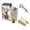 White, variant on Pepper Corer Tool Jalapeno Seed Remover Stainless Steel Deseeder Kitchen Cooking Gadget Serrated Edge Blade for Grilled Stuffed Peppers BBQ Cookout,Green