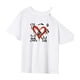 thumbnail image 3 of Camiseta de manga corta para mujer, ropa de calle clásica de verano, para ir al trabajo y caminar S, 3 of 7
