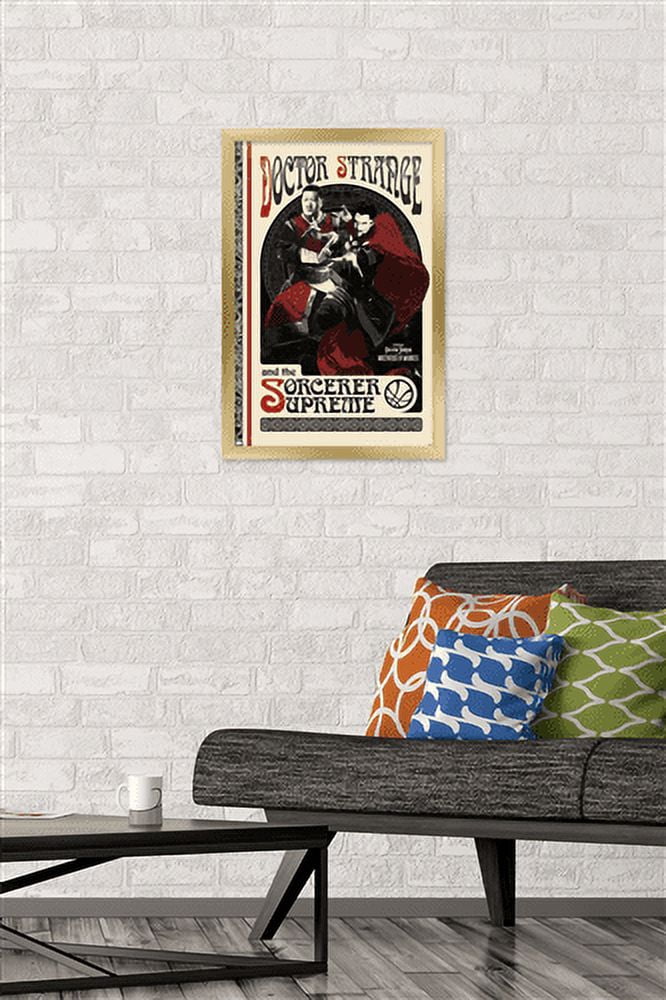 Marvel Doctor Strange in the Multiverse of Madness - Duo Wall Poster, 14.725" x 22.375", Framed