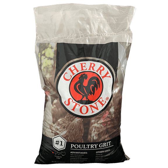 Cherry Stone Poultry Grit - #1 (25 Pound Bag)