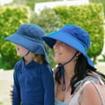 thumbnail image 2 of Jan & Jul Men and Women Sun Hat with Large Neck Flap and Adjustable Strap (Aqua-Dry Xplorer: Navy, L), 2 of 8