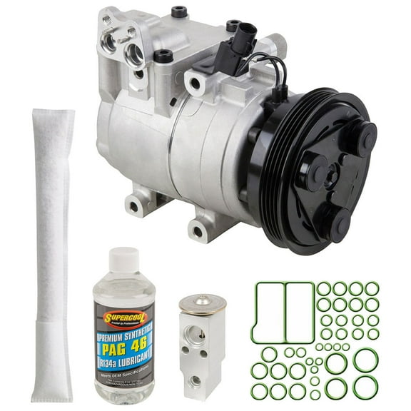 For Hyundai Elantra 2001 2002 2003 2004 OEM AC Compressor w/ A/C Repair Kit - BuyAutoParts