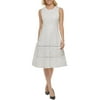 Karl Lagerfeld Paris Womens Eyelet Knee Shift Dress