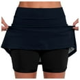 thumbnail image 1 of Jupe de Tennis Décontractée pour Femmes avec Poche Jupe de Sport Yoga Active Jupe-Short, 1 of 6