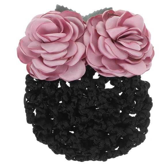 LOLIPPYY Ballet Hairnet Hair Bun Holder Purple Fabric 1Pack