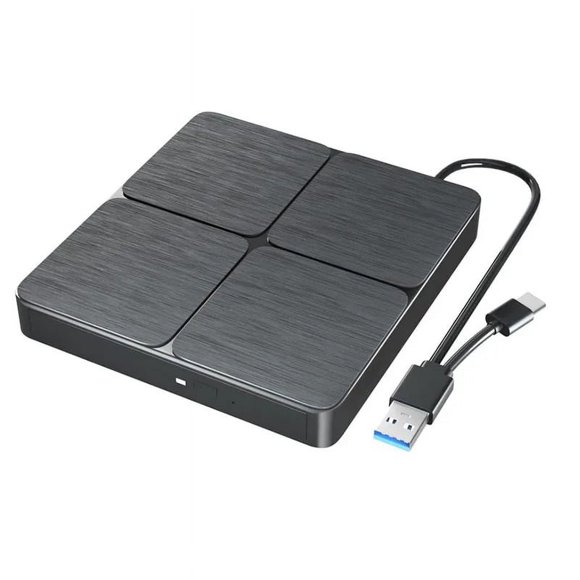 External Blu-Ray DVD Drive USB 3.0 Portable CD DVD Player Reader Burner for Laptop PC Computer ,Latest USB 3.0 Tech