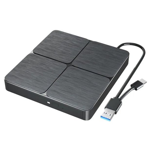 External Blu-Ray DVD Drive USB 3.0 Portable CD DVD Player Reader Burner for Laptop PC Computer ,Latest USB 3.0 Tech