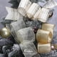 thumbnail image 2 of Cinta decorativa Ribbli Gold de malla alambrada y organza de 4 x 2.5 pulgadas, 10 m, 2 of 3