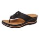 thumbnail image 2 of Chanclas de verano para mujer, zapatillas con tacón de cuña, sandalias, chanclas informales, zapatos de mujer Wmkox8yii  ytu4479, 2 of 9