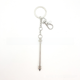 thumbnail image 3 of Llavero con colgante de cadena de cangrejo de río con cuentas de bala de metal, 3 of 5