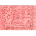 thumbnail image 1 of Ahgly Company Machine Washable Indoor Rectangle Abstract Red Modern Area Rugs, 5' x 8', 1 of 4