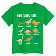 thumbnail image 4 of TOWED22 Boy's Graphic Tees Graphic Print Short Sleeve Crew Neck Summer T-Shirts Clothes for Teen Boys(Green,5-6 Y), 4 of 4
