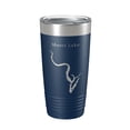 thumbnail image 1 of Moses Lake Map Tumbler Travel Mug Insulated Laser Engraved Coffee Cup Washington 20 oz Navy Blue, 1 of 1