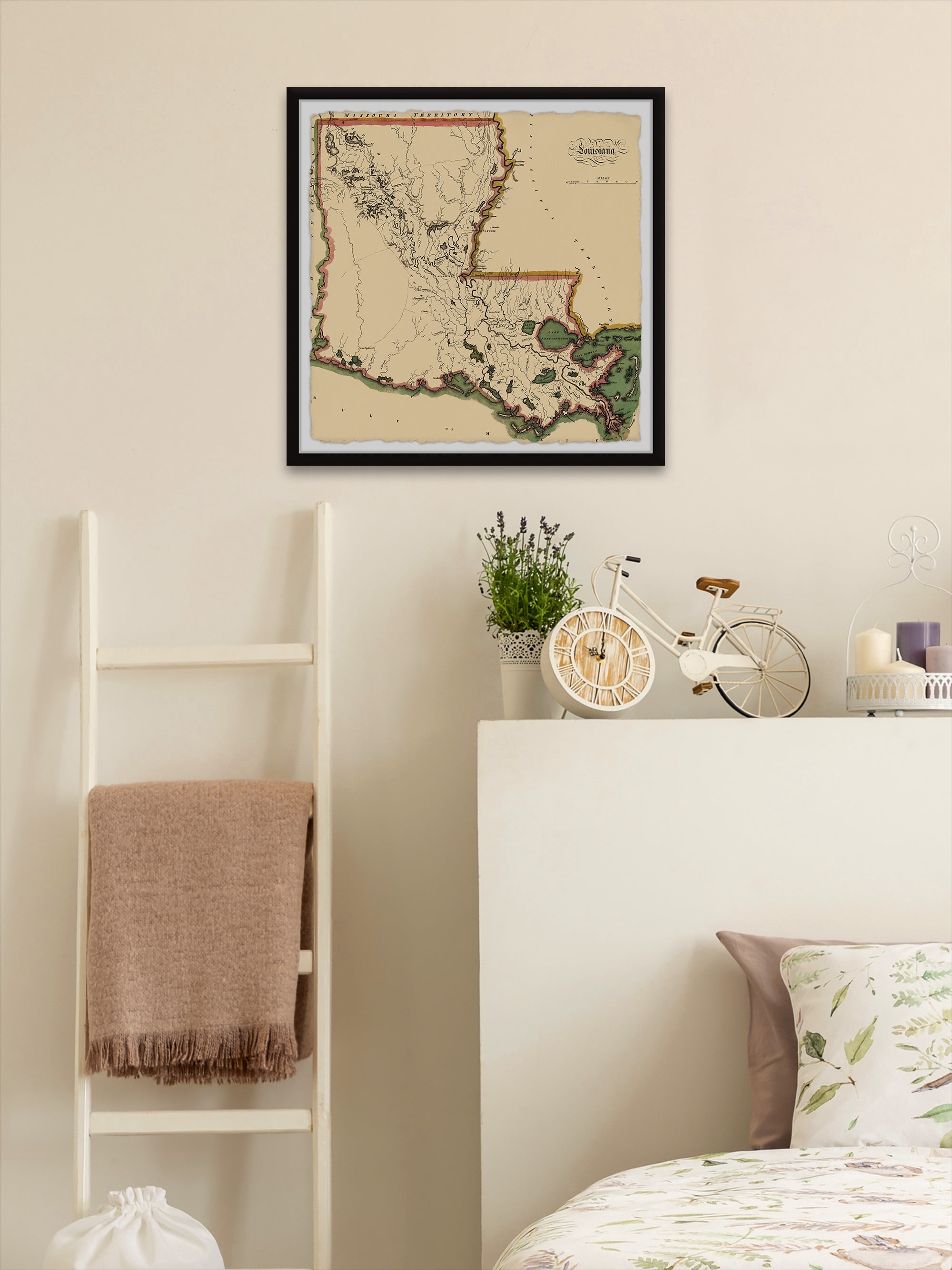 Marmont Hill Colored Outline Framed Wall Art