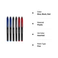 thumbnail image 2 of Uni-Ball AIR Micro - Bille Roulante Fine 0,5 mm - Lot de 6 Stylos - 2 Noirs 2 Bleus et 2 Rouges (Couleurs Professionnelles) l'Emballage Peut Varier, 2 of 2