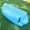 Blue, variant on 1-Person Inflatable Lounger Sofa Bed, Semi-Rectangular Polyester Air Cushion, Ultra Comfort, Foldable & Portable with Storage Bag, Durable Lounge for Camping & Beach Outdoor Leisure