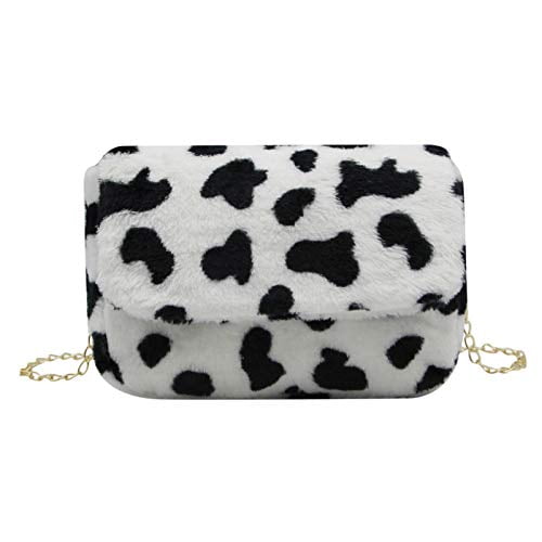faux cow print purse