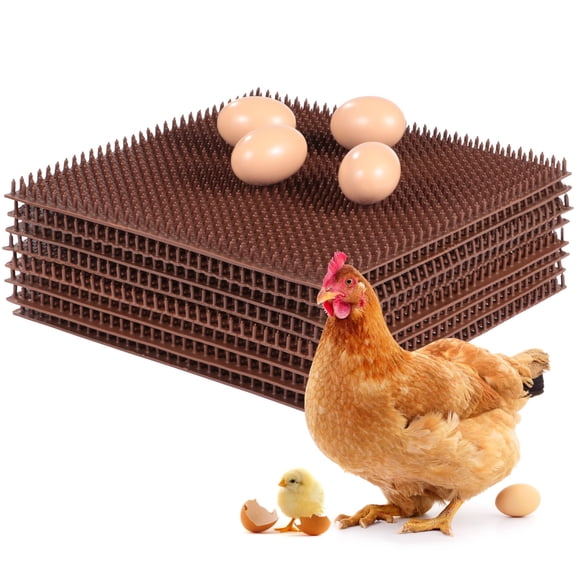 8PCS Chicken Nesting Pads, 12"x 12" Nesting Box Pads for Chicken Coop, Egg Cushion Mats, Washable Chicken Laying Mats, Chicken Coop Beddings