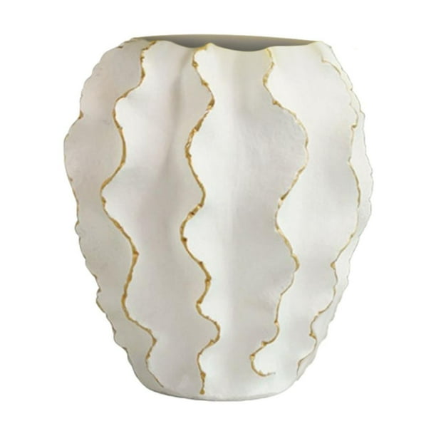 Jarrón de flores de estilo europeo, ligero y lujoso, decorativo, para oficina. estilo A