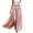 Pink, variant on Zynoxe Womens Maxi Skirts Casual Ruched Elastic Drawstring High Waist Boho Skirts Versatile Elegant Dating Breathable Travel Boho Skirts Khaki S