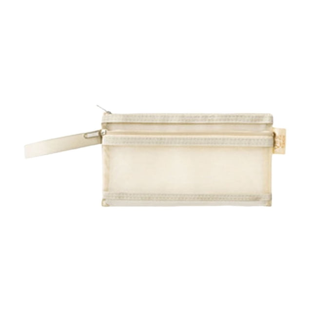 Bolsa de mano transparente de malla de nailon | Organizador de almacenamiento transparente para material escolar, juguetes y otros artículos | Bolsa multiusos versátil para el hogar