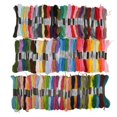 thumbnail image 1 of Pack of 100 bright embroidery threads, 8 meters per skein, bright and rich colors, for versatile use., 1 of 4