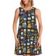 thumbnail image 1 of Fotbe Teeth Vestido de Verano sin Mangas para Mujer – Vestido Midi Línea A, Estilo Camiseta Floral, Vestido Playero Casual y Fluido, 1 of 7