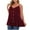 Wine^, variant on Jjayotai Plus Size Tank Tops for Womens, V Neck T Shirts, Casual Sleeveless Tops and Blouses, Cute Clothes, Loose Fit Tunics, Summer Buttons Cami Adjustable Strap Tank Top 2025 Black^ XXL