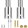 thumbnail image 1 of Thread Tip Replacement,Ultra Threaded Tip Repair Kit 1 Inch Extension Pole Adapter Tips for Mop Broom Brush 2set, 1 of 6