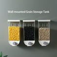 thumbnail image 3 of Whole Grain Storage Box Kitchen Wall-mounted Grain Storage Box Food Can Oatmeal Dispenser Nut Box 1500ml, 3 of 7