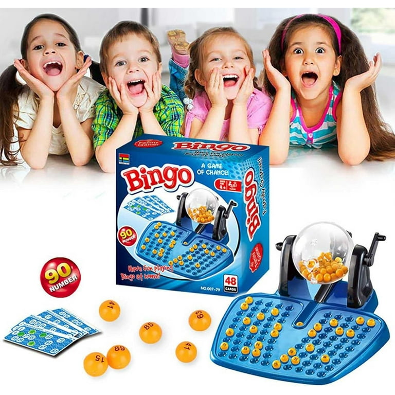 Jeu De Bingo Traditionnel Avec Machine à Boules - Ensemble Complet Pour Soirées, Fêtes, Famille - 2+ Joueurs